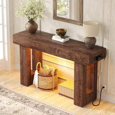 Motion sensor light Rackcog 63 Inch with Motion Sensor Light Console Table