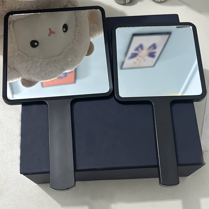 Temu Large Size Handheld Mirror Set Portable Makeup