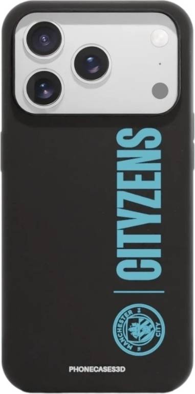 iPhone 17 Pro Max Man City Composterbart Cover Sort
