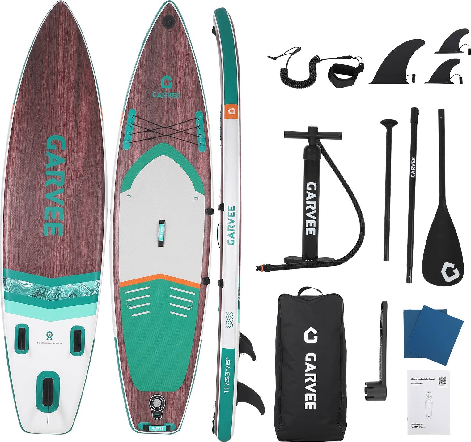 Inflatable stand up paddle board IDEALHOUSE Ultra Light Inflatable Rise Up Paddle Board