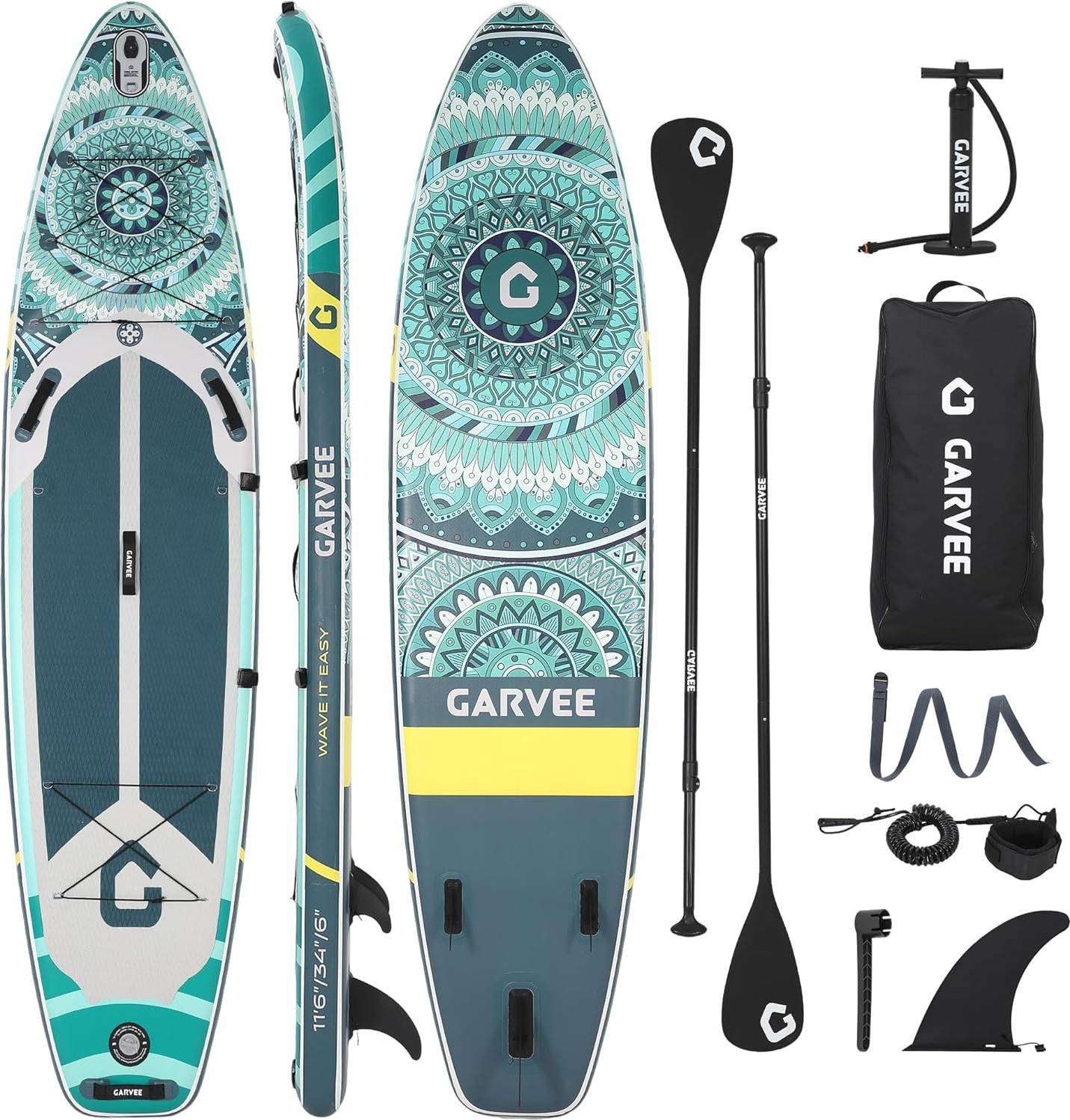 Inflatable stand up paddle board Gaomon 11ft Inflatable Stand Up Paddle Board