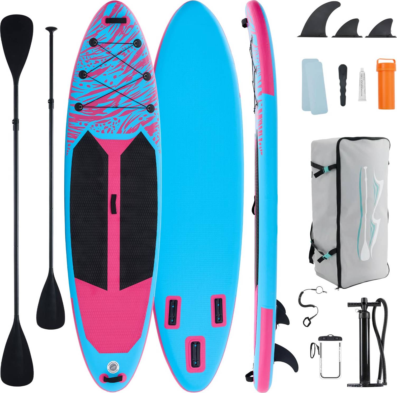 Paddle board Sweetcrispy 10.6 ft Inflatable Stand Paddle Board
