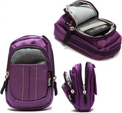 Navitech Purple Compact Camera Case 17ft 30MP