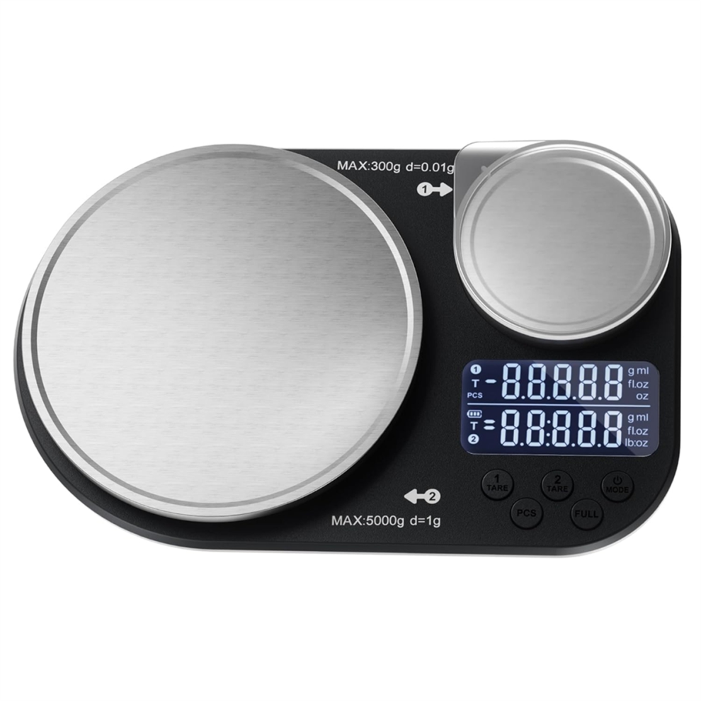 Dual platform scale Dual Platform Kitchen Scale Stainless Steel
