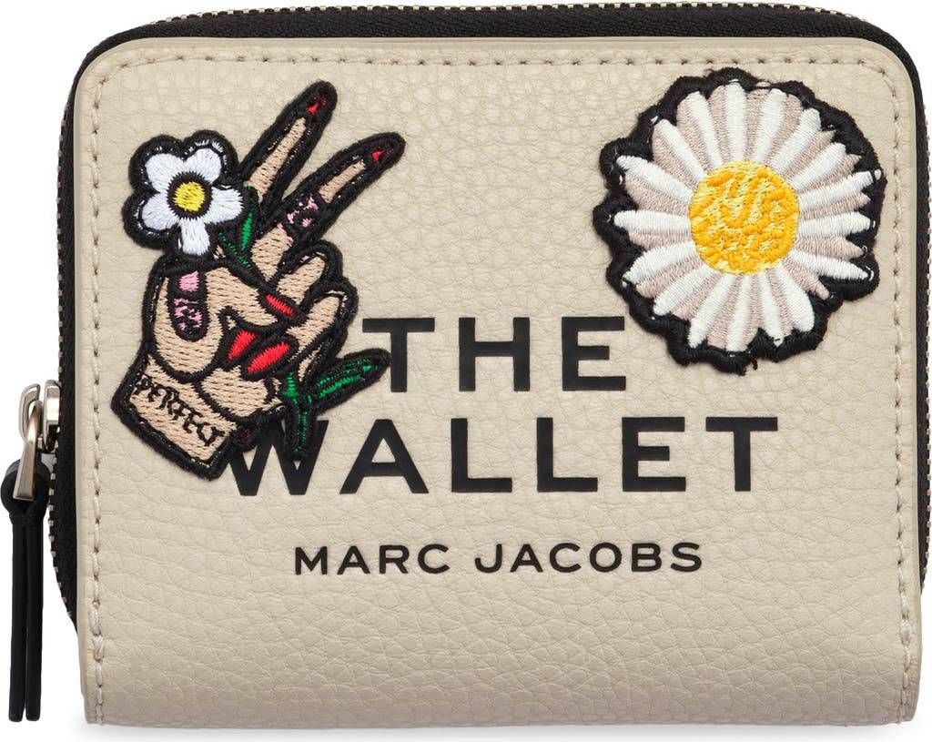 Marc Jacobs Patchwork Mini Compact Wallet - White