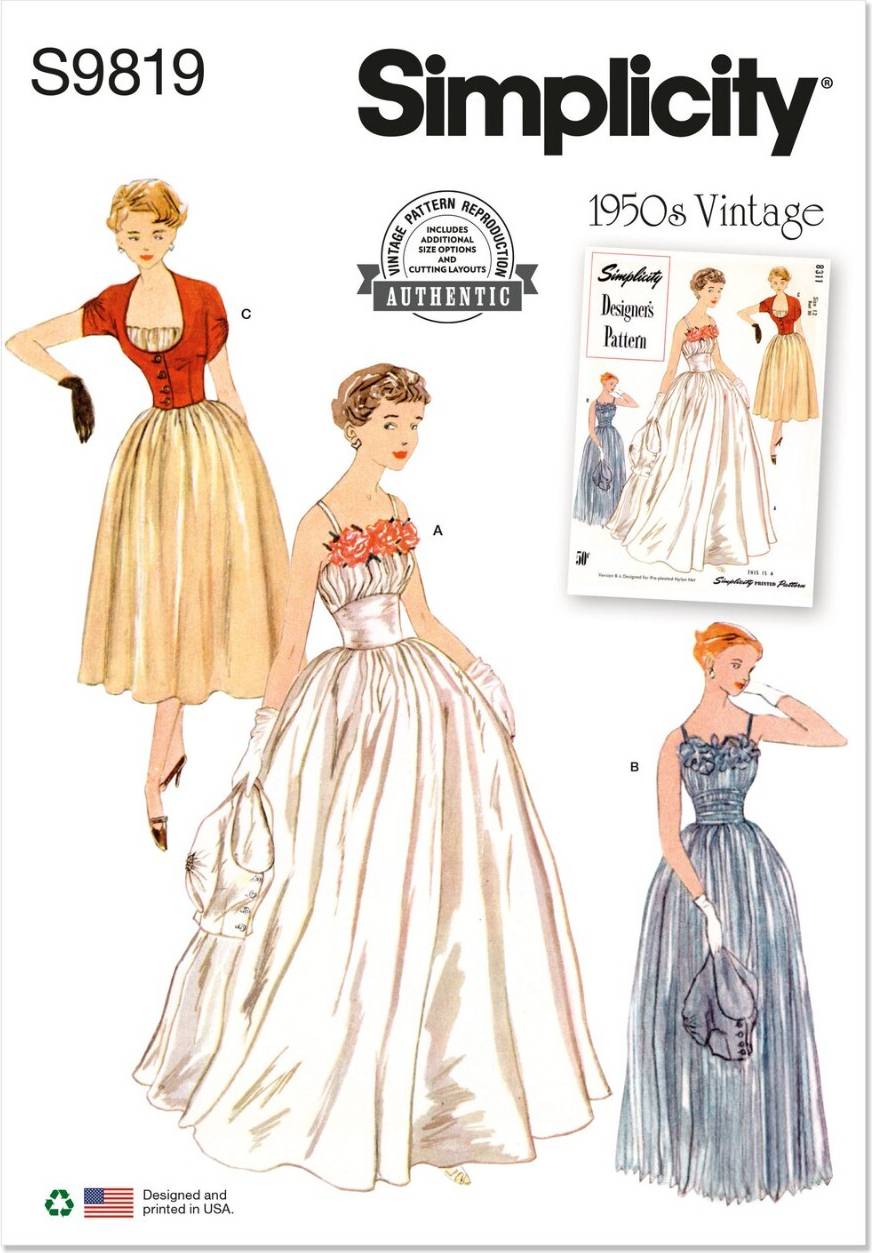 Simplicity Paper Sewing Pattern 9819