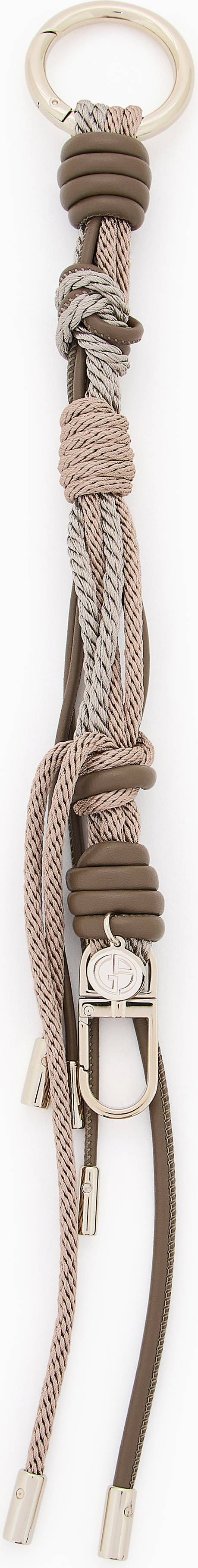 Giorgio Armani Rope And Leather Keyring