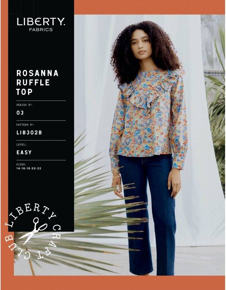 London Paper Sewing Pattern Rosanna Ruffle Top