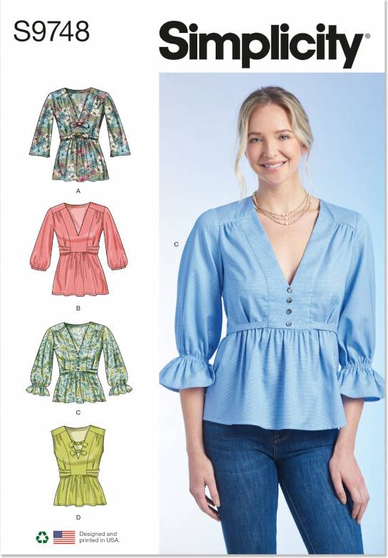 Simplicity Sewing Pattern 9748