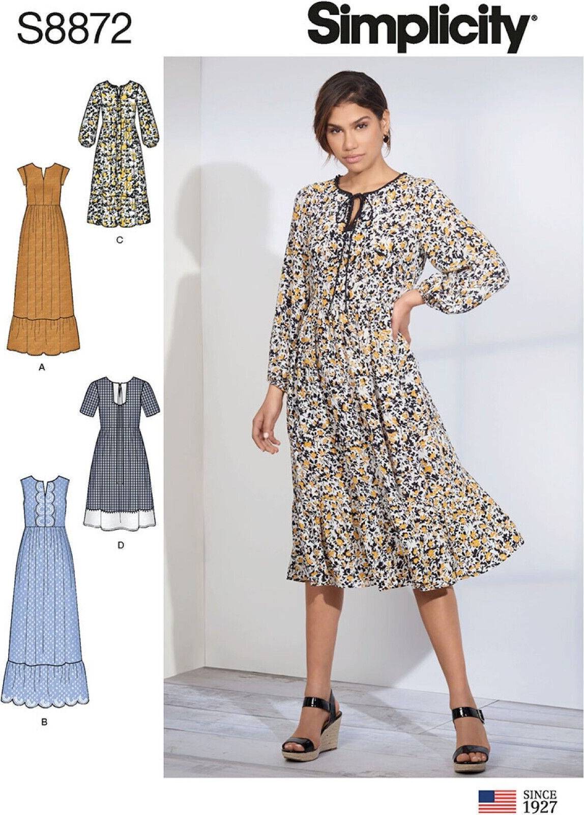 Simplicity Paper Sewing Pattern 8872