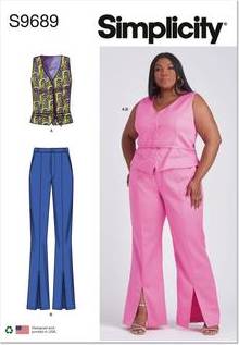 Simplicity Paper Sewing Pattern 9689