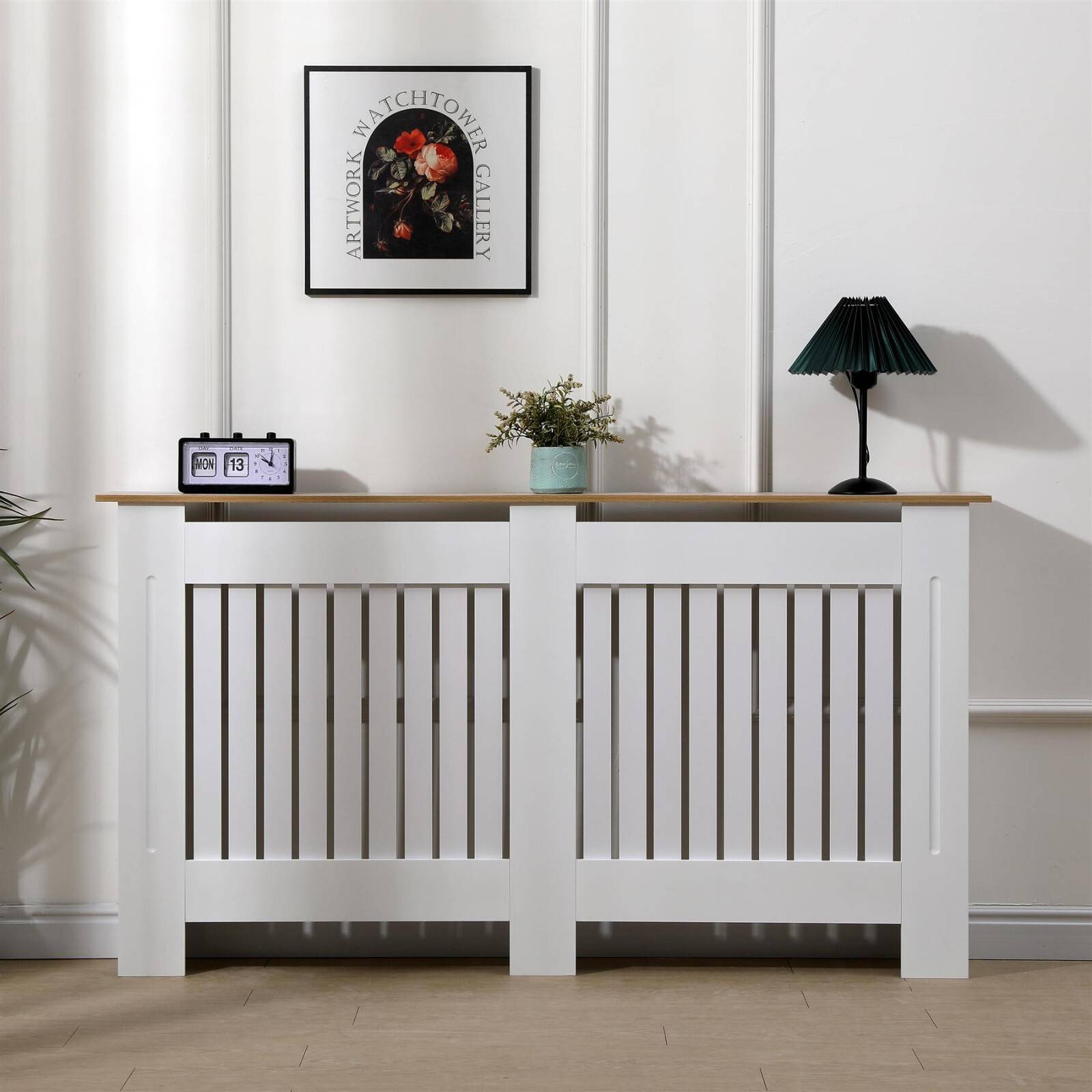 Extra Large Vertical Slat Radiator Cover