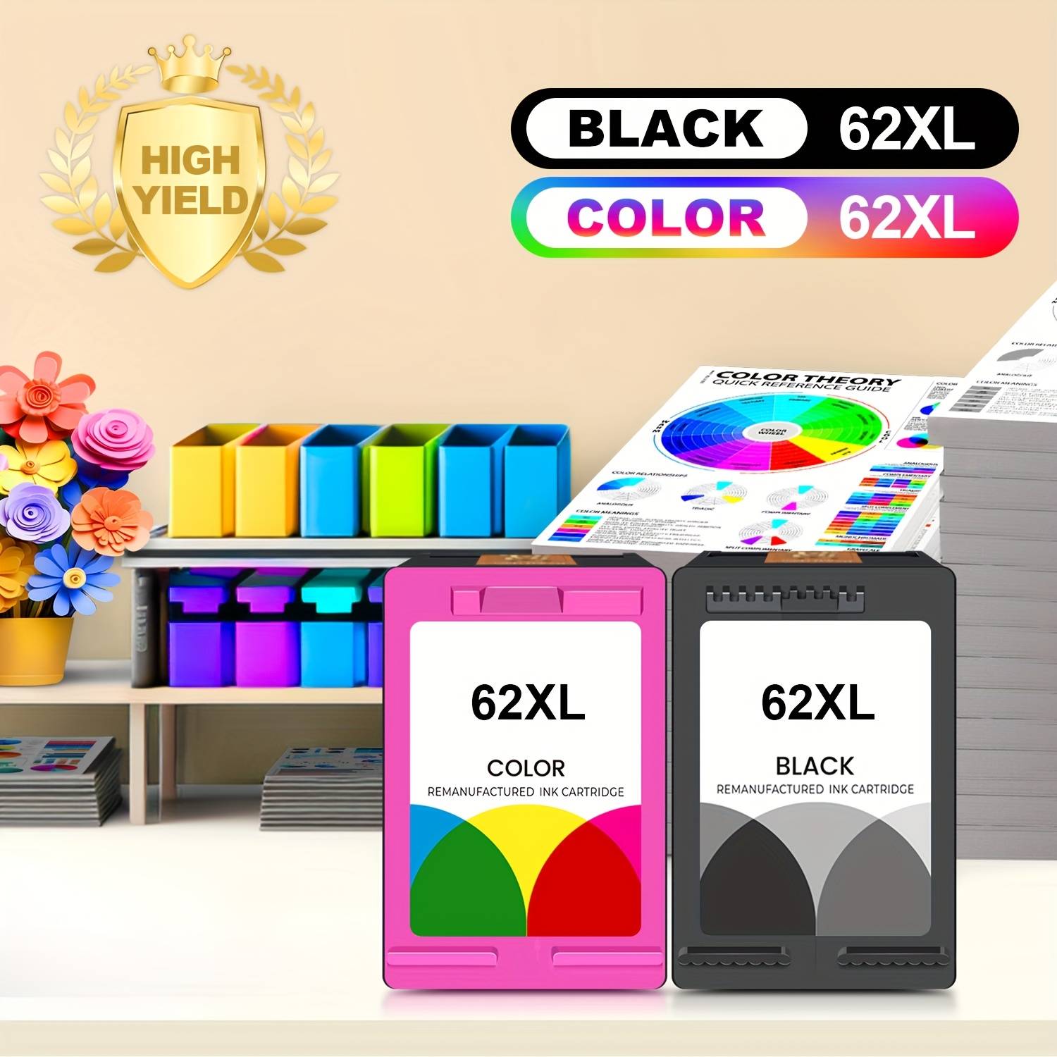 Temu Ink Cartridges Replacement Black Color