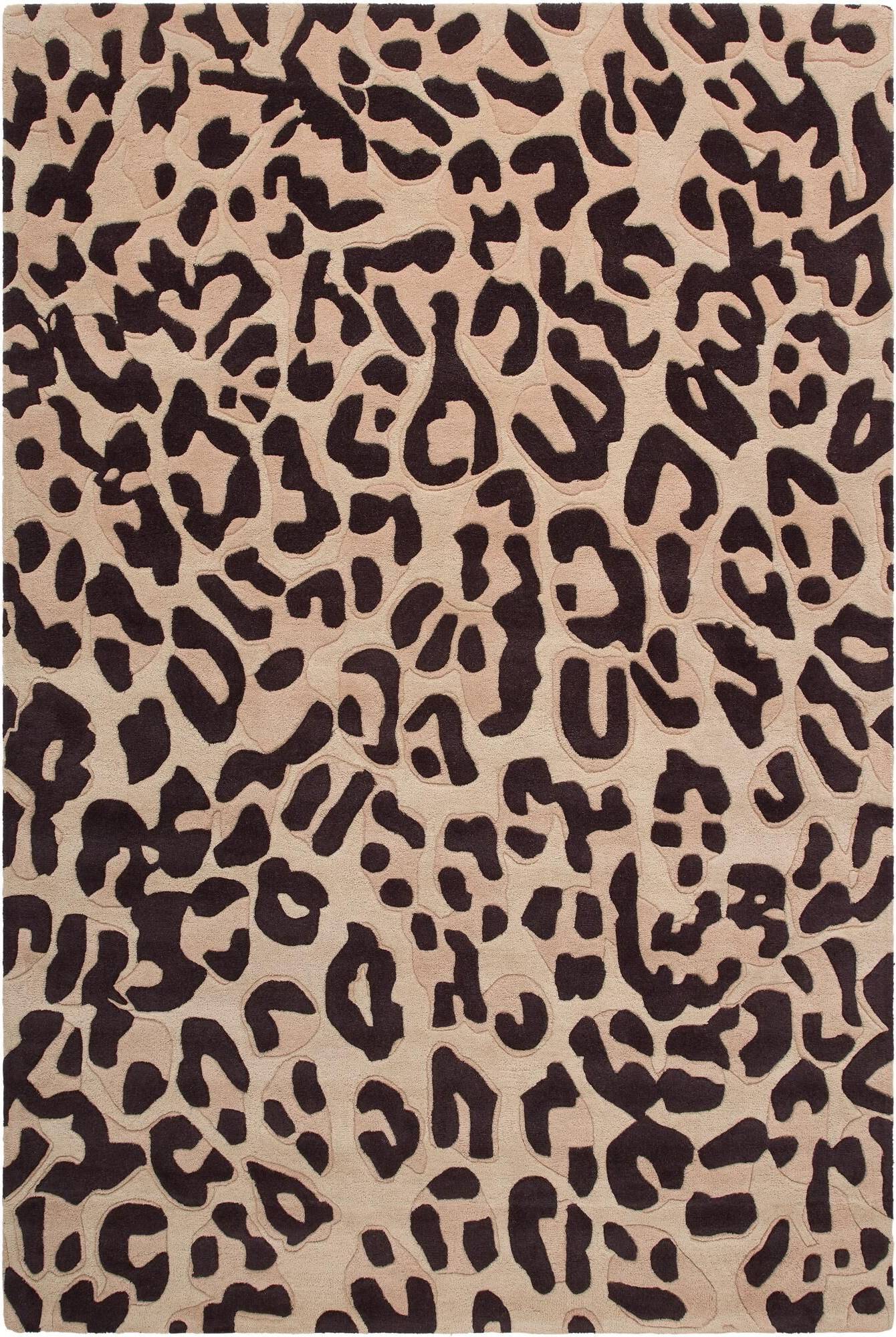Leopard Wool Rug 180x270 cm