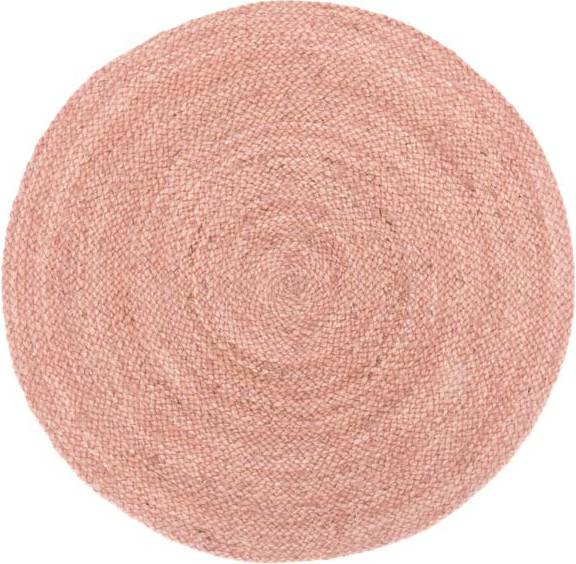 Rund matta jute Fanni K Rund Jute Matta Poukama 90 cm Rosa Rosa