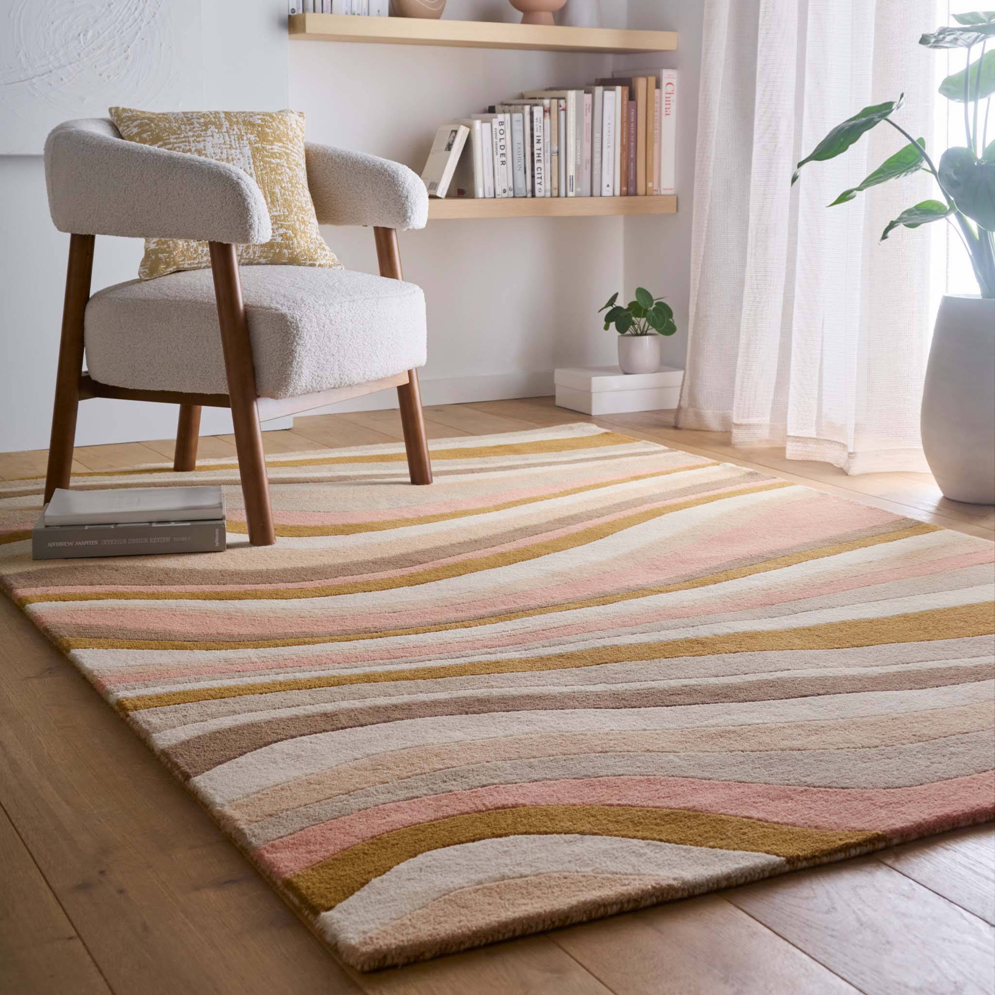 Hug Rug Acasta Blush Beige Brown