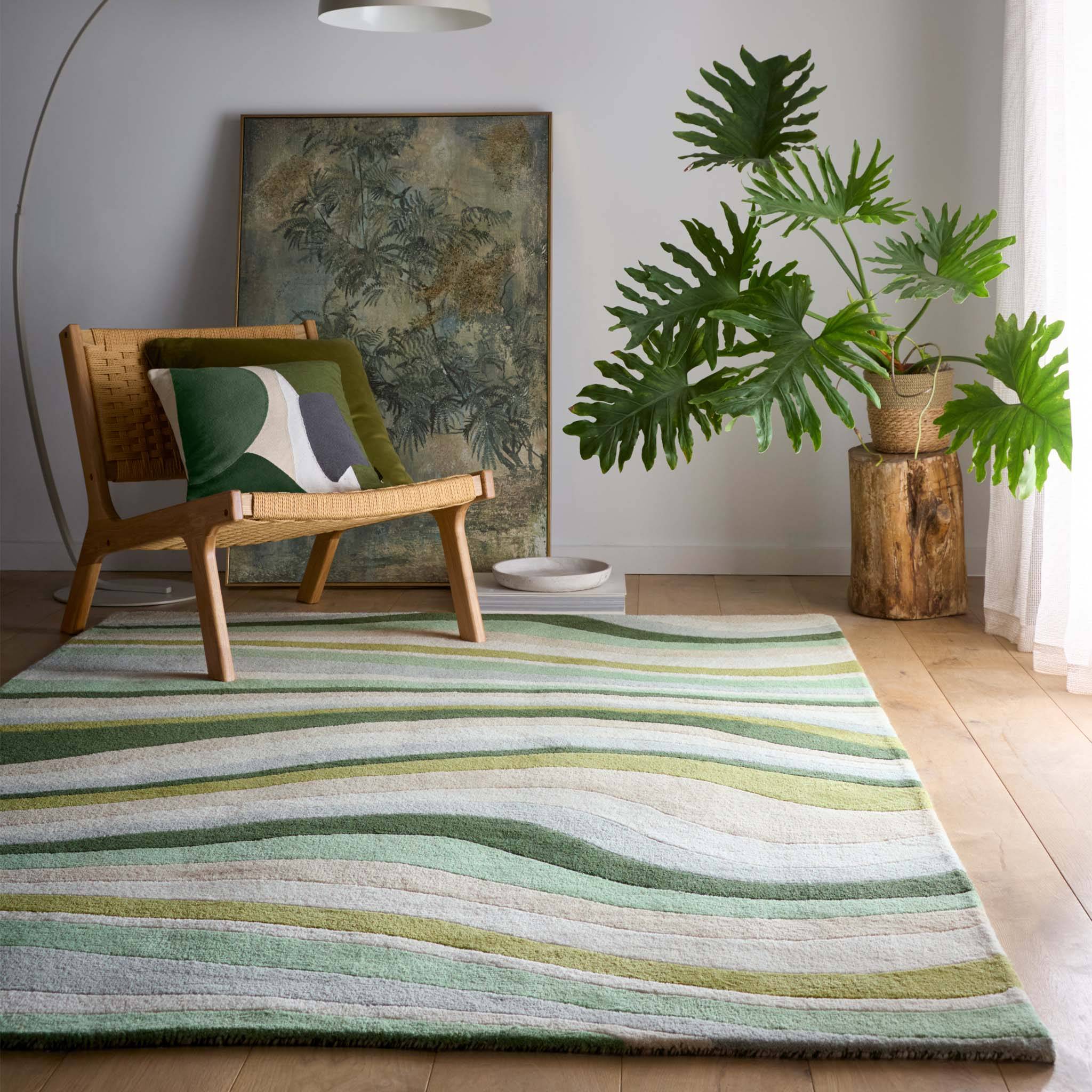 Hug Rug Acasta Green Green