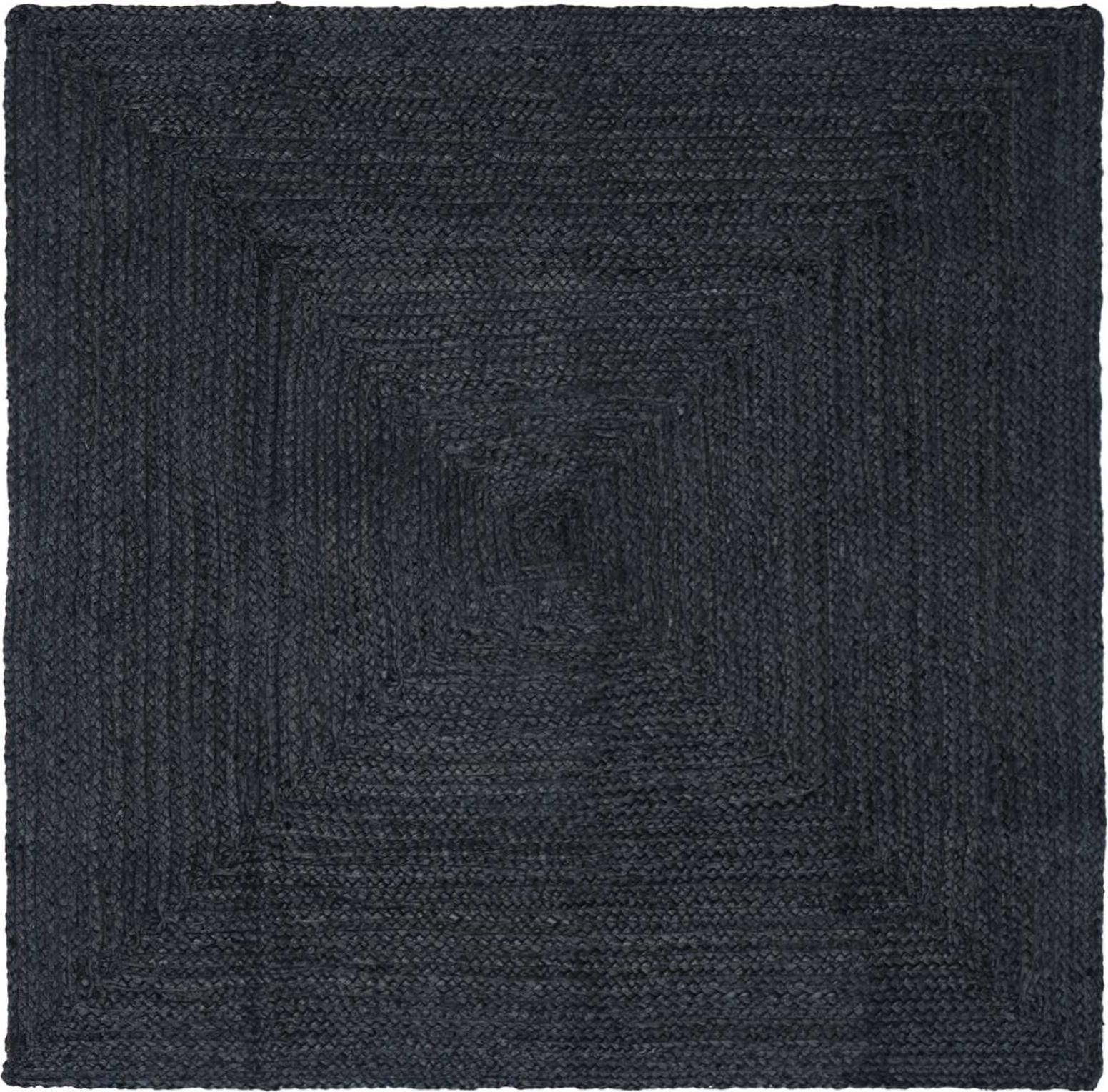 vidaXL Area Rugs Rectangular Dark Grey 120 x 120 cm Grey