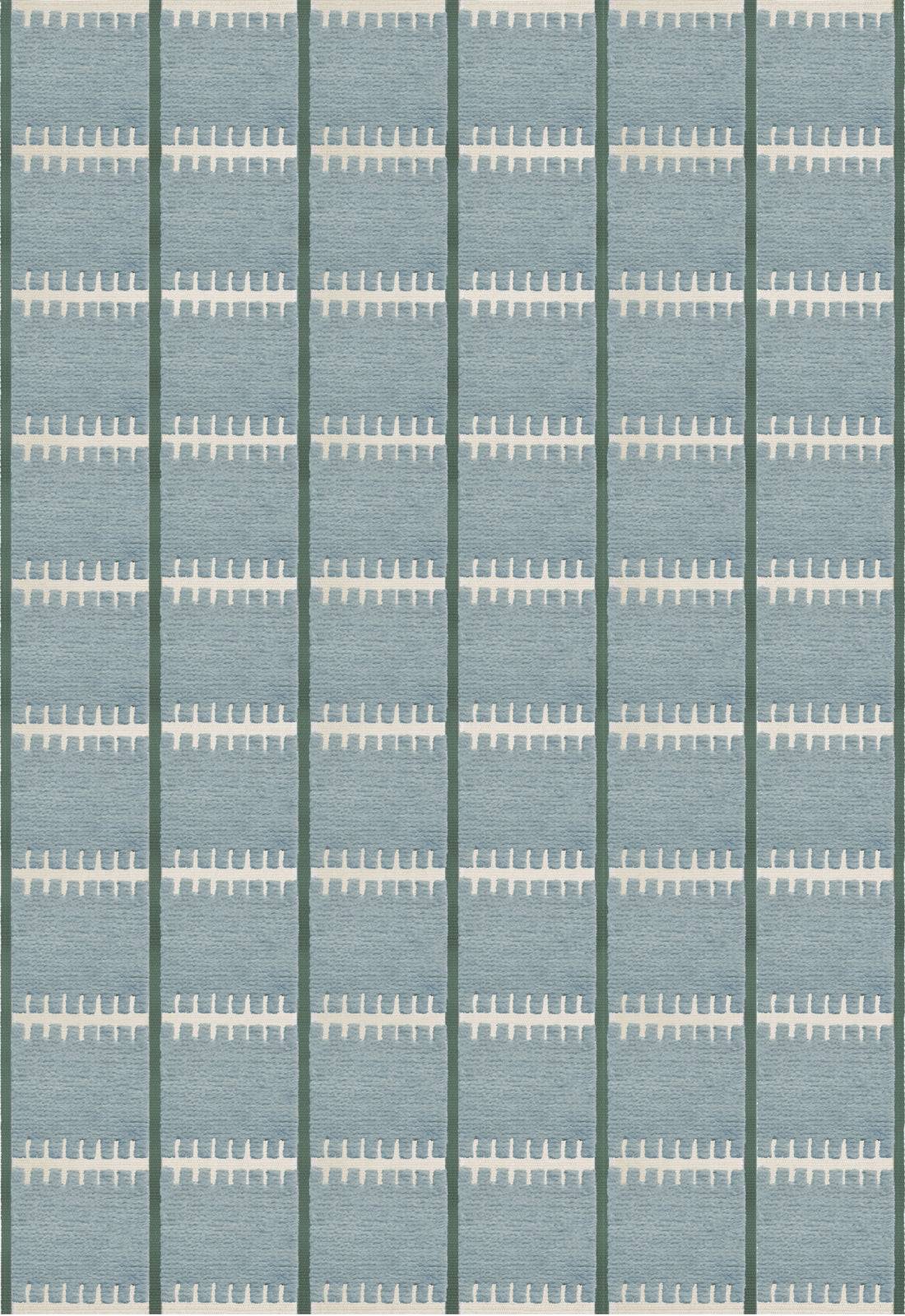 Layered Lilly Rug 140 x 200 cm Blue