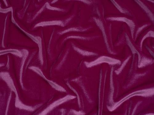 Minerva Core Range Panne Velvet Stretch Knit Fabric Raspberry Fabrics Red