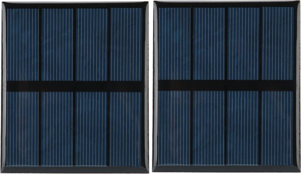 Polysilicon Solar Panel Module 2V 0.6W 2Pcs