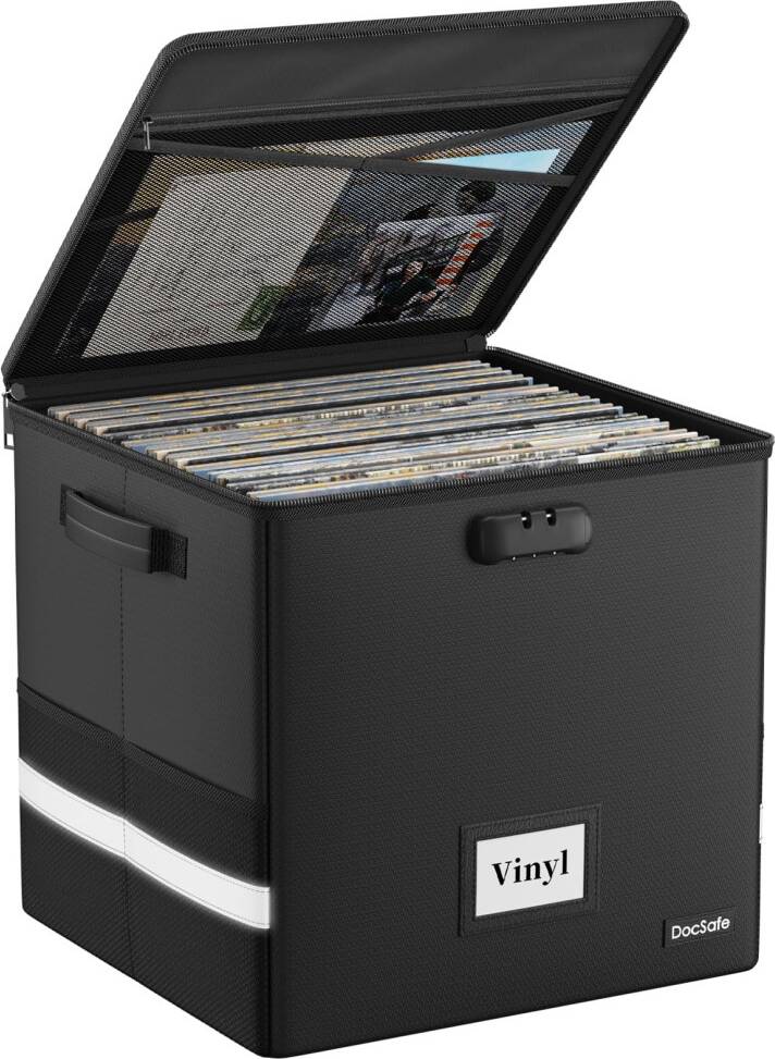 Fireproof Waterproof Vinyl Record Storage Box