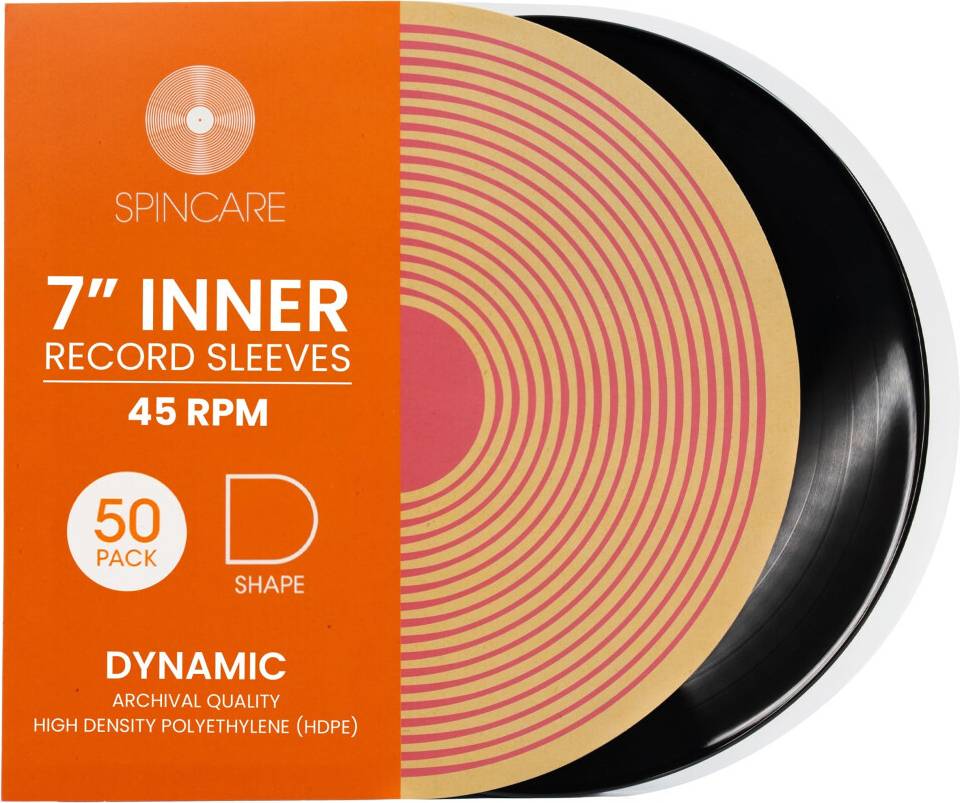 7 Inch Single 45 RPM Anti-static Inner Vinyl Record Sleeves