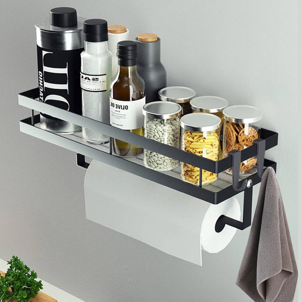 Tianfu Wall Mounted Spice Rack With Kitchen Roll
