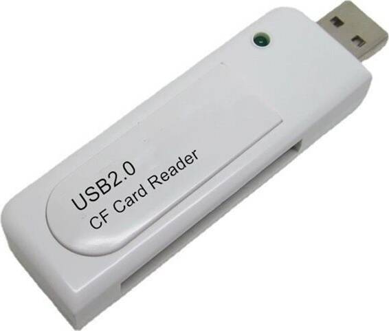 USB 2.0 CF Card Reader Memory Dongle
