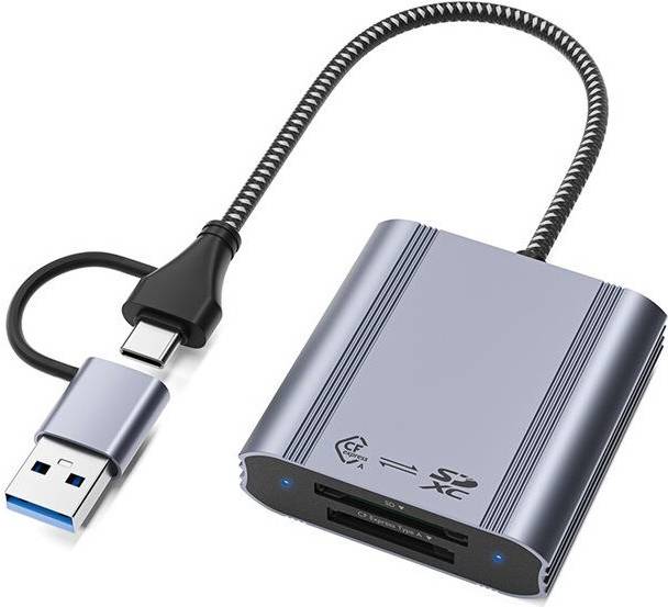 CFexpress Type-A Reader SD Dual-Slot Memory Card