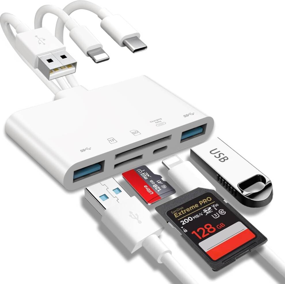 Usb c lightning adapter SD Card Reader USB C Lightning Adapter