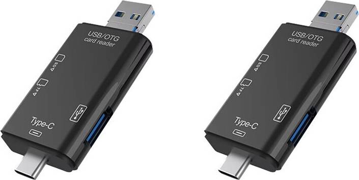 OTG TF Type C Micro Card Reader 6 In1