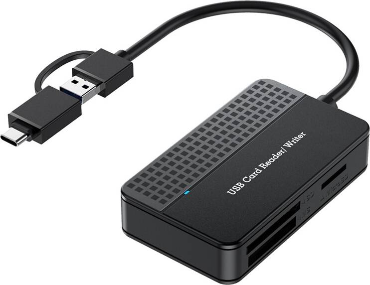 4-In-1 TF SD MS Card Reader USB 3.0 C