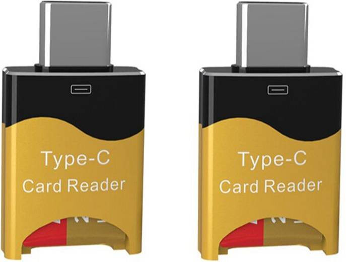 2PCS Type C To Micro TF Card Reader Adapter