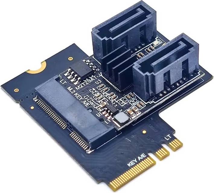 Zandona M.2 Key A+E Riser Converter Adapter