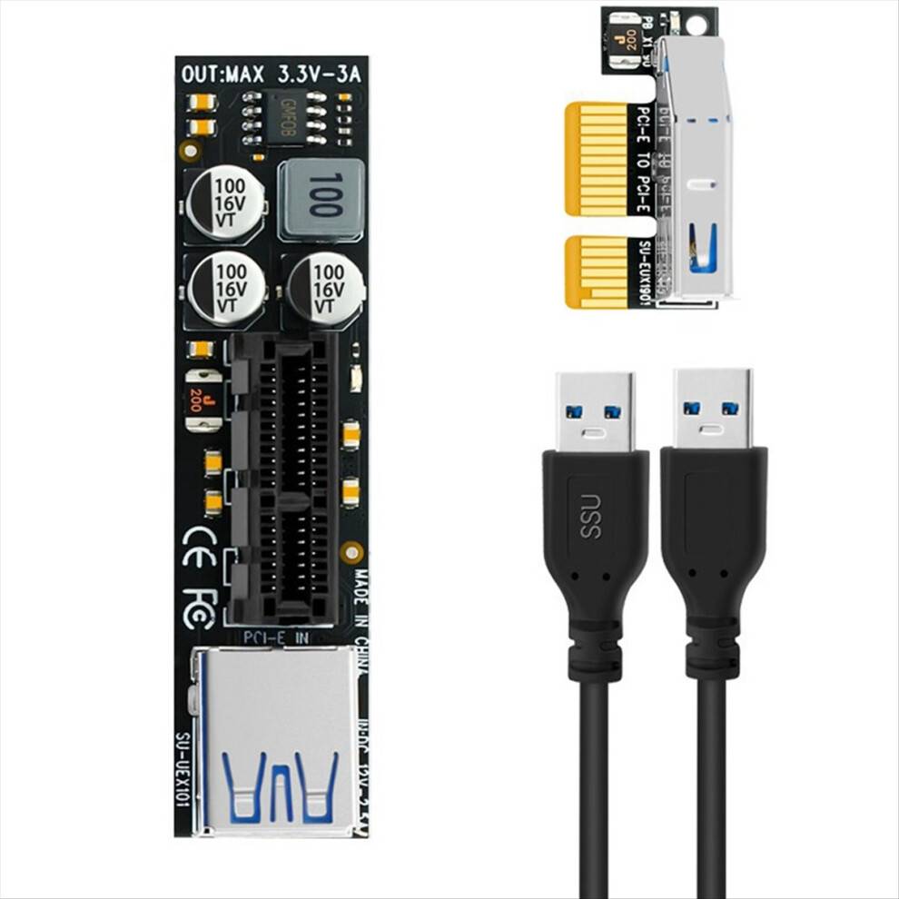 PCI-E Riser PCI-Express X1 to X4 Extend Adapter