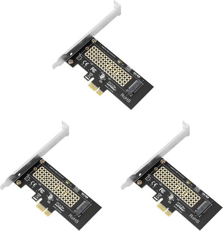 Typecat 3X M2 NVME to PCIe X1 Riser Card