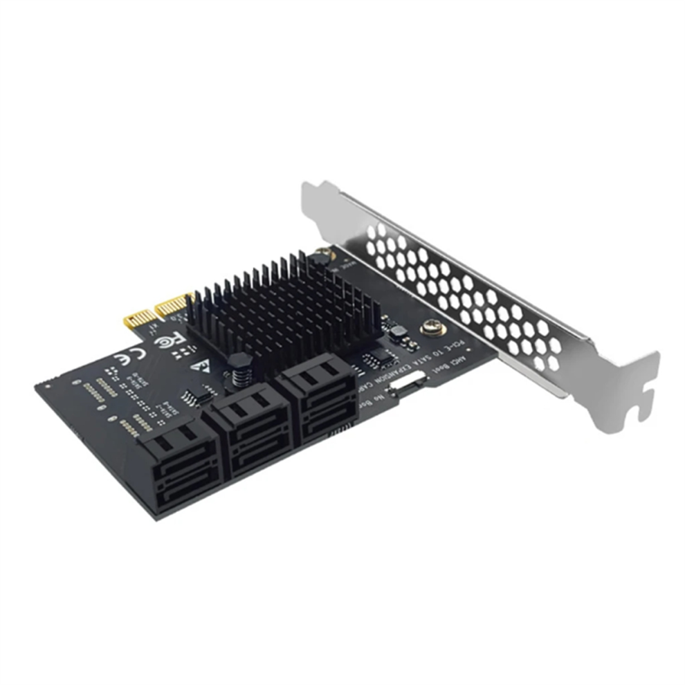 Tlily PCI-E SATA Expansion Card 6Gbps Riser Adapter