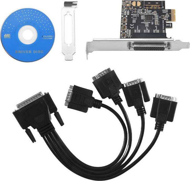 Typecat PCI-E Serial Port Card AX99100