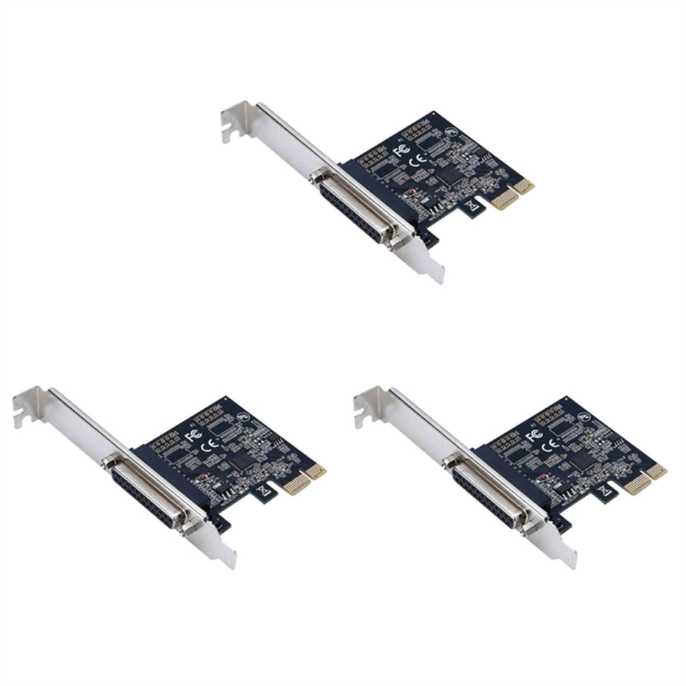 Tlily Parallel Port DB25 25Pin PCIe Riser Card AX99100