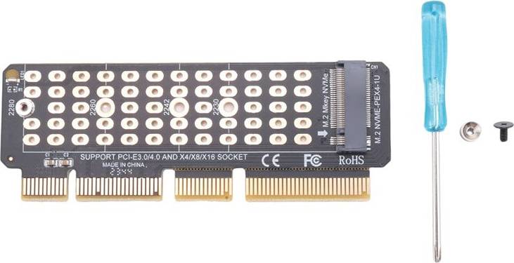 Kepptory M2 NVMe To PCIE 4.0 X4 Riser Card