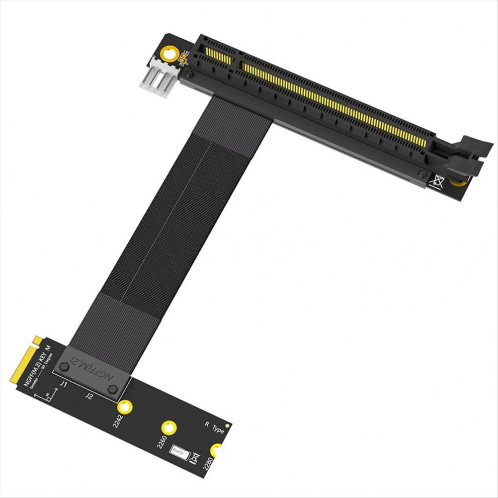 Tauoh M.2 NGFF Key M to PCI-E 16x Graphics Card Riser Adapter