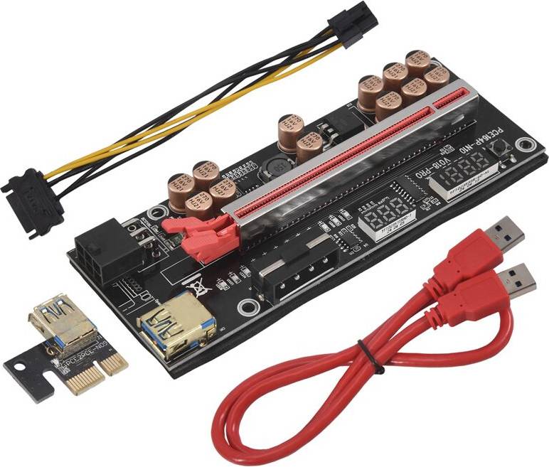 Torribaly VER018 PRO PCI-E Riser Card USB 3.0 Cable