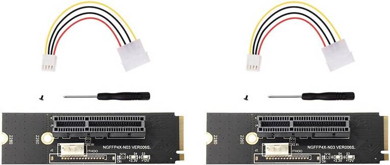 Typecat NGFF M2 to PCI-E 4X X1 Slot Riser Card