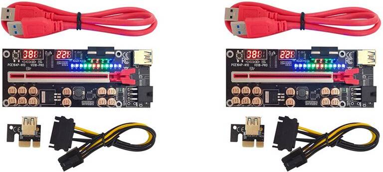 Zandona VER018 PRO PCI-E Riser Card USB 3.0 Cable