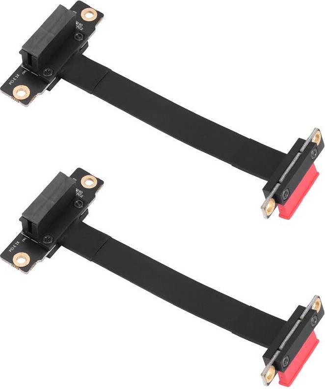 Typecat PCIe X1 Riser Cable Dual 90 Degree Right Angle 10CM
