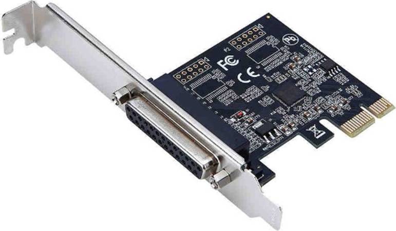 Jojomino Parallel Port DB25 25Pin PCIe Riser Card