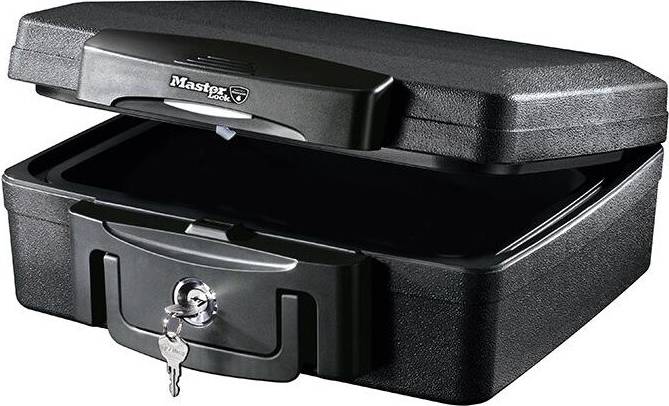 Master Lock Small Key Locking Fire Water Chest