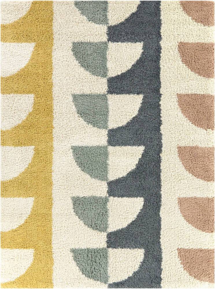Balta Rugs Lubert Geometric Shag Area Rug 5'3" x 7'