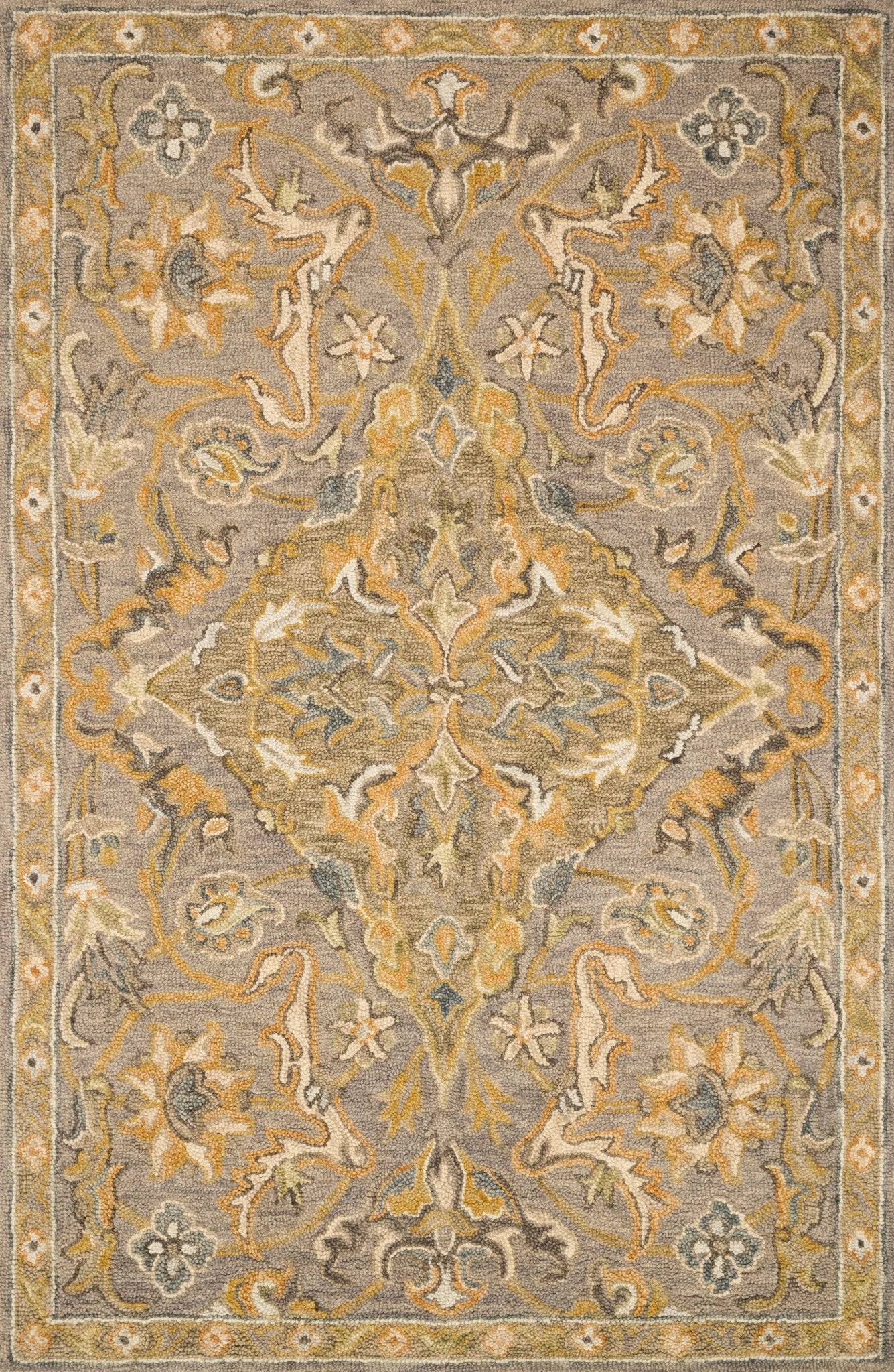 Loloi Victoria Multi Sample Rug 7'9 x 9'9 Gray